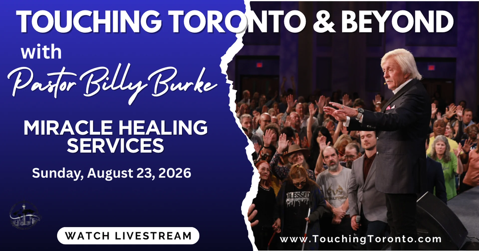 Healing Crusade with Billy Burke - Sunday, August 23, 2026